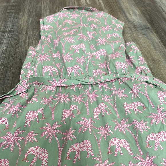Crewcuts Palm Tree and Elephant Shirtdress - 8 - Picture 7 of 8